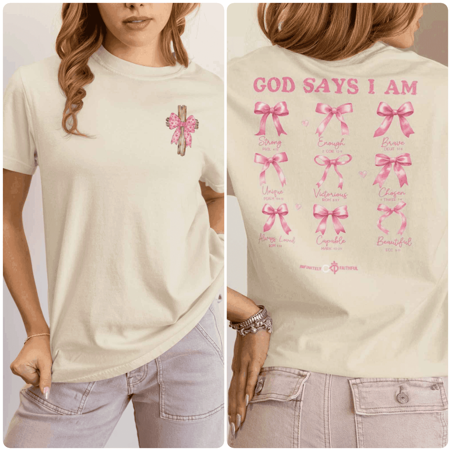 God Says I Am Unisex Tee - Infinitely Faithful