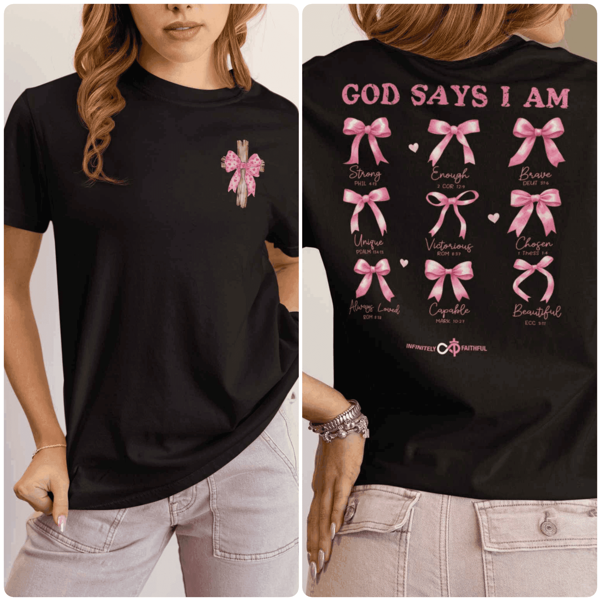 God Says I Am Unisex Tee - Infinitely Faithful