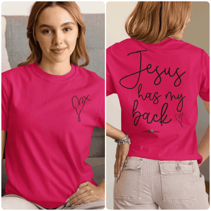 Jesus Has My Back Unisex Tee - Infinitely Faithful