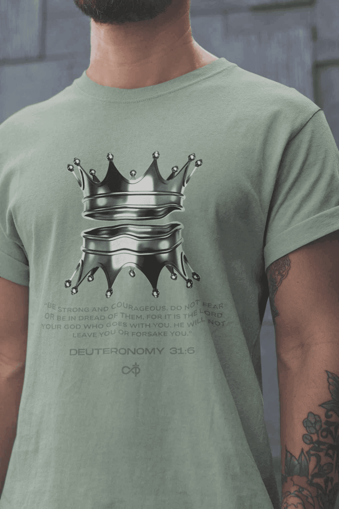 Be Strong and Courageous Unisex Tee - Infinitely Faithful
